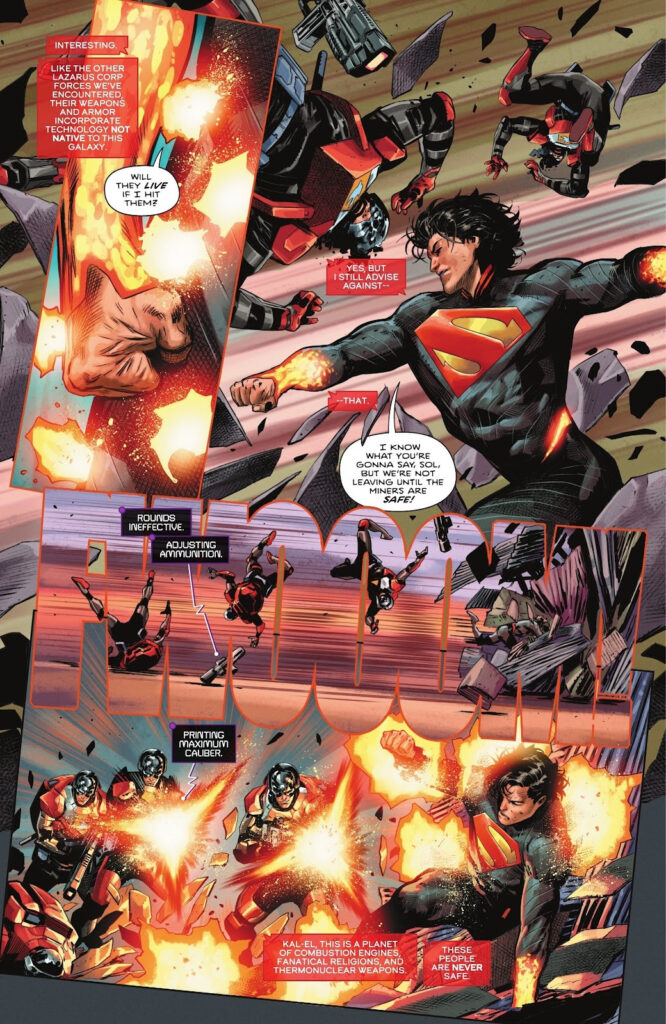 Absolute Superman vs Peacemakers