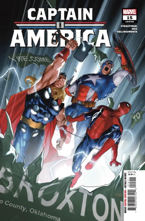 Captain America #15 cover art