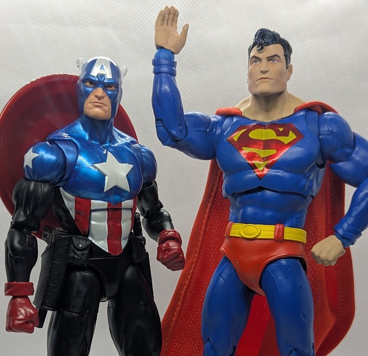 Marvel Legends Captain America (Bucky Barnes)McFarlane Toys Action Comics #1000 Superman