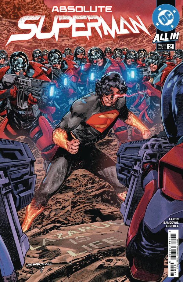 Absolute Superman #2 cover art
